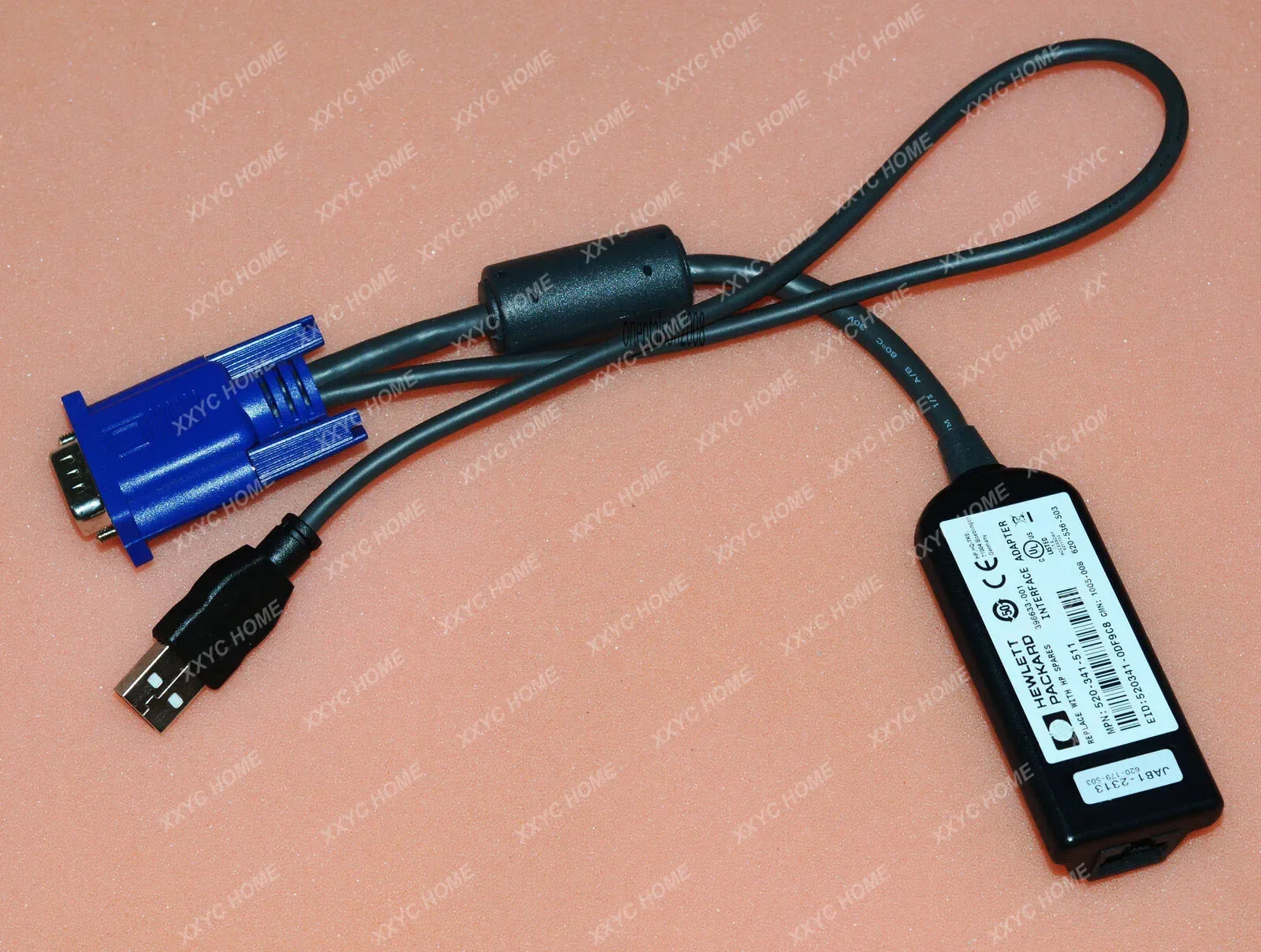 336047 -B21 396633 -001 ДЛЯ USB-кабеля-переходника HP KVM VGA к RJ45+USB для KVM-ИНТЕРФЕЙСНОГО АДАПТЕРА