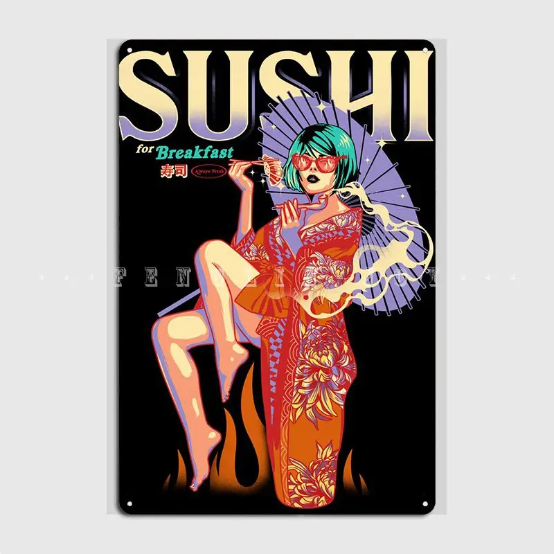 

Деревянный постер с надписью для суши, клуба, домашней вечеринки