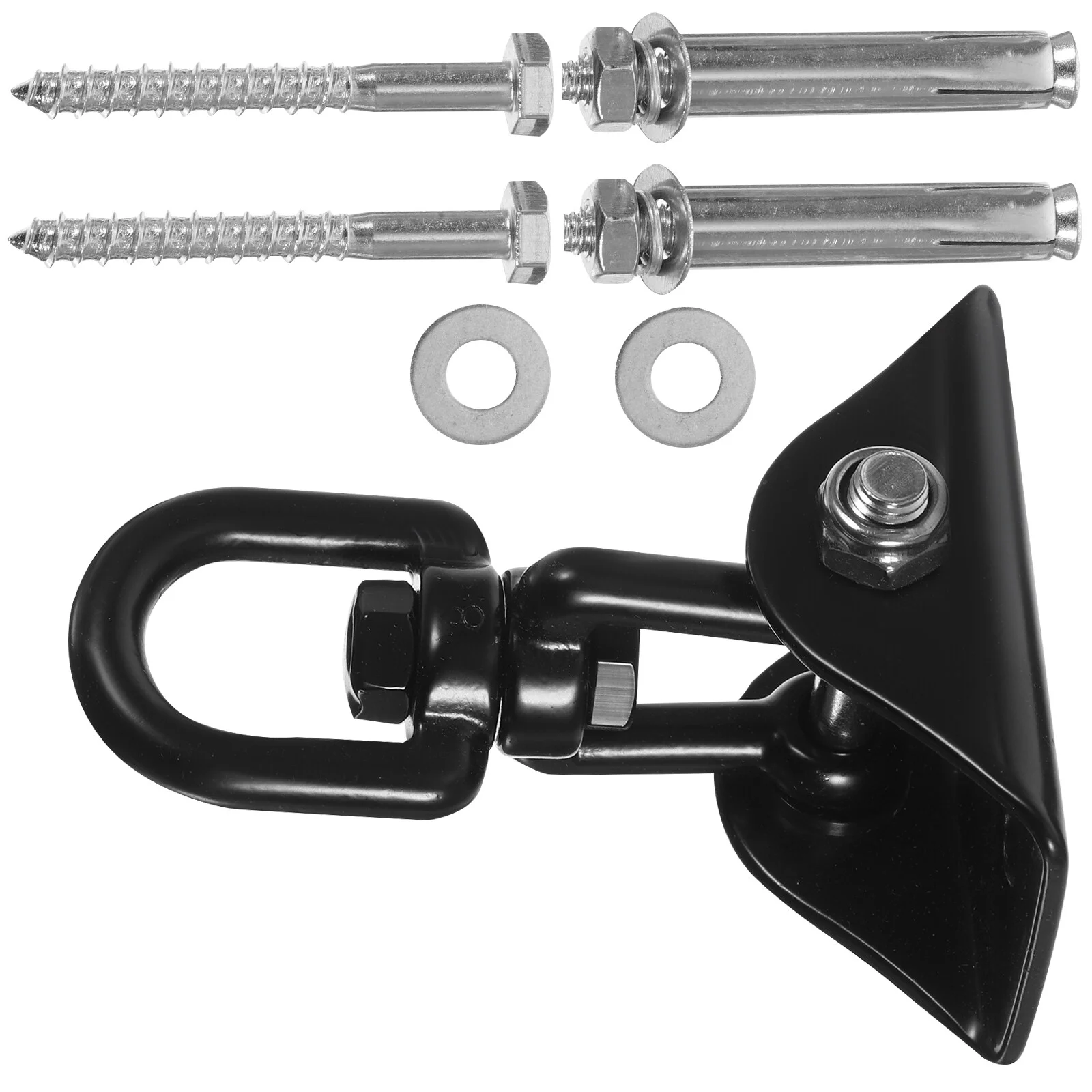 

Swing Hook Hanging Hammock Supplies Carabiner Hanger Pad Eyes Plate Ceiling Parts
