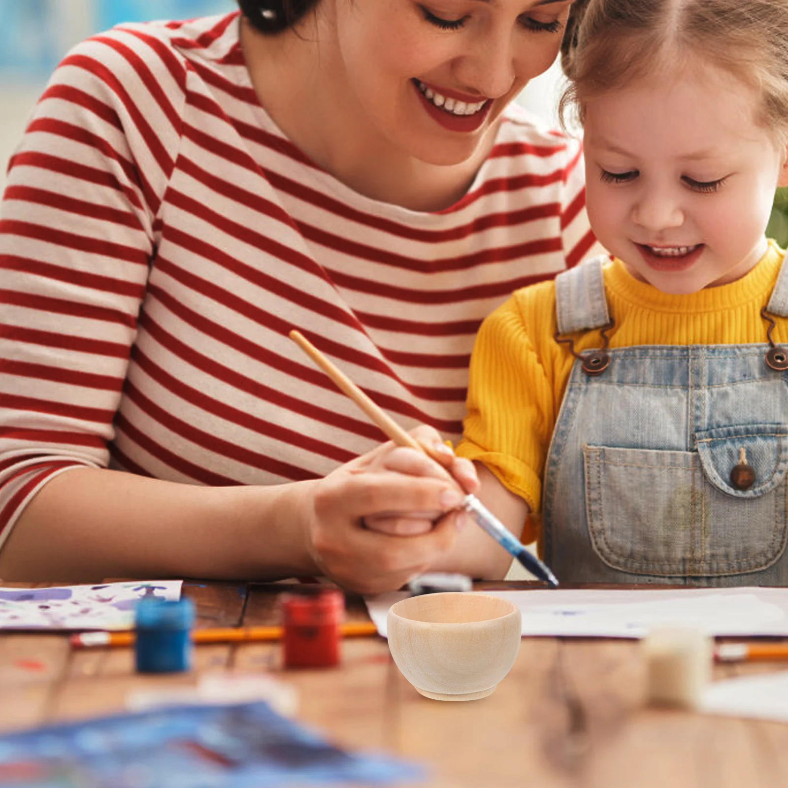 10 шт. детские деревянные мини-столовые приборы