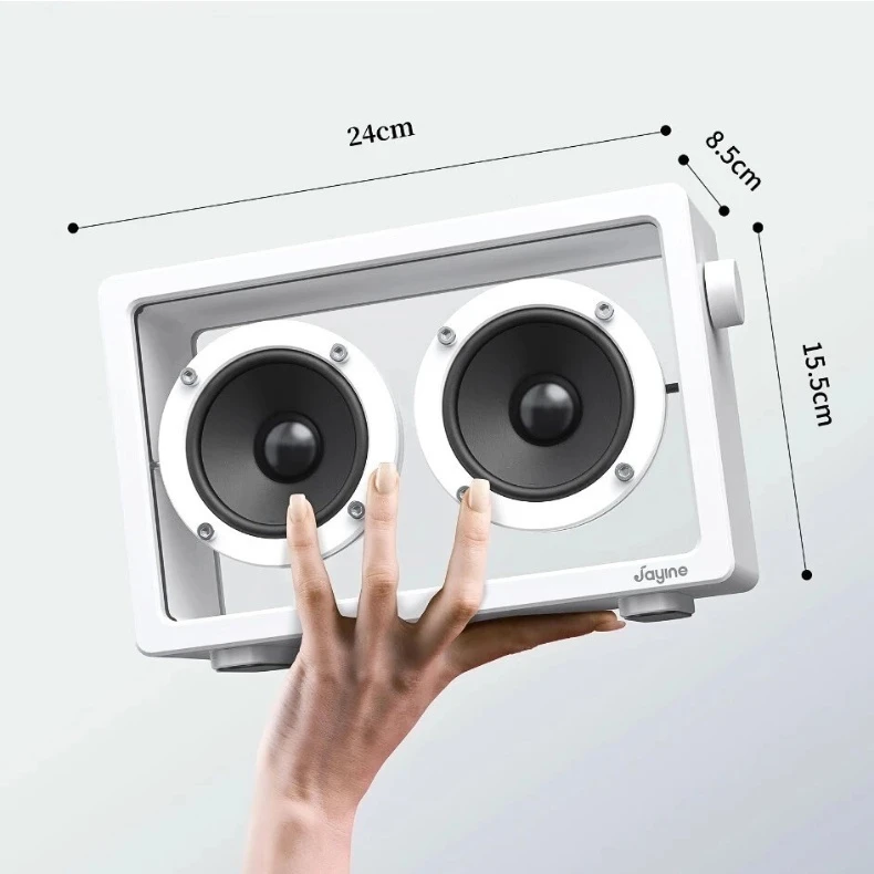 Фото Jayine Glow, новый Bluetooth-динамик третьего поколения, окружающий свет, портативное аудиоукрашение, ретро-подарок, настольное аудио №4