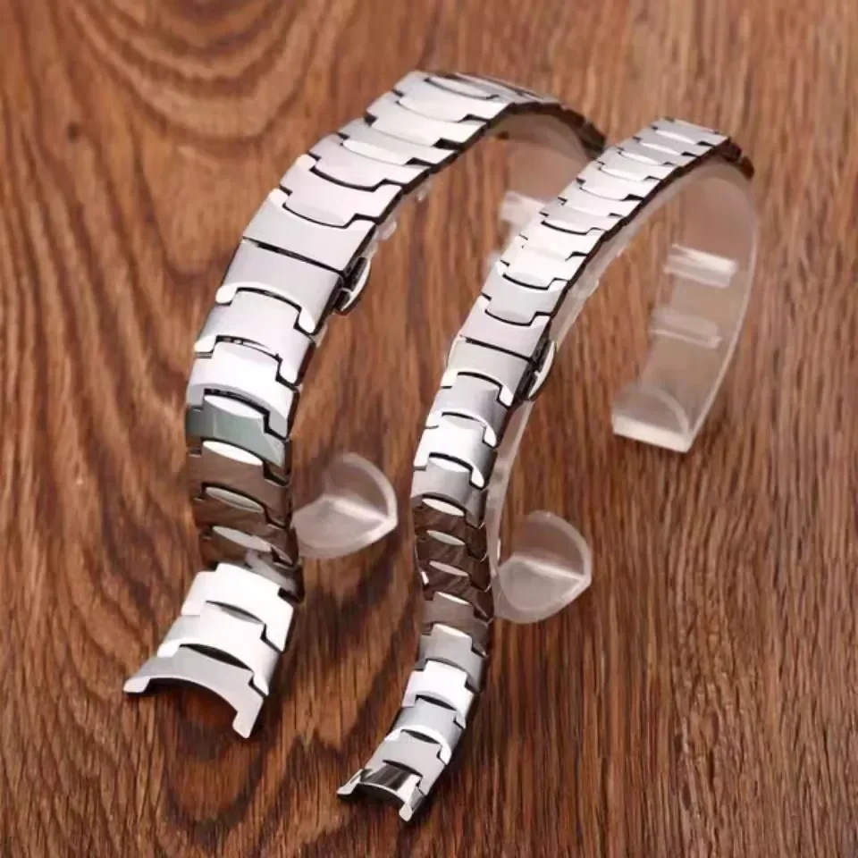 

Ремешок из вольфрамовой стали для часов RADO 6037, аксессуары для наручных часов, ремешок с застежкой-бабочкой, вогнутый ремешок 24*16 мм 12*8 мм