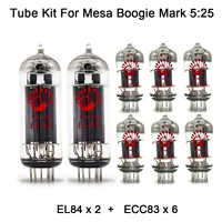 Valve Tube Kit For Mesa Boogie Mark 5:25 Guitar AMP Cabinet PSVANE 2PCS EL84 6PCS ECC83 Power Tube Vacuum Tube Audio Amplifier