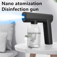 300ml electric nano blue light steam spray wireless fogging disinfection sprayer gun atomization sanitizer machine for home