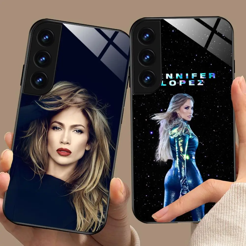 Фото Чехол для телефона Jennifer Lopez для Samsung Galaxy A56 55 54 53 52 51 36 35 34 23 16 15 5G, защитный стеклянный чехол №5