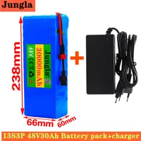 t plug 48v30ah 1000w 13s3p 48v lithium ion battery pack for 54 6v e bike electric bicycle scooter with bms54 6v charger