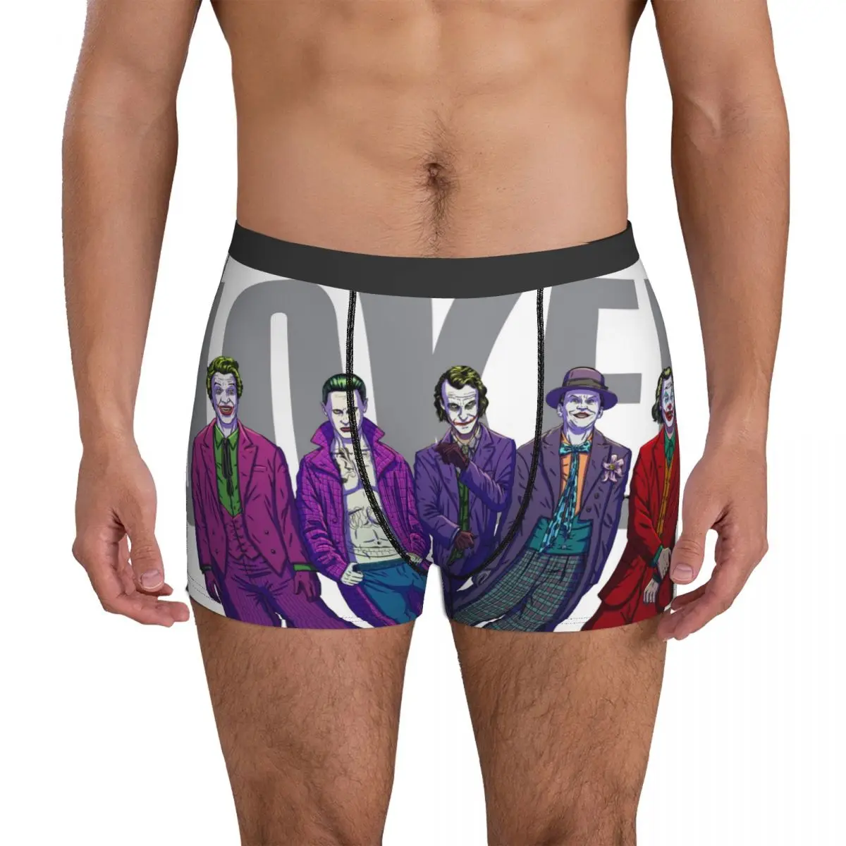 Clown Underwear All I Have Are Negative Thoughts Male Underpants Custom Stretch Boxer Shorts High Quality Boxer Brief Big Size