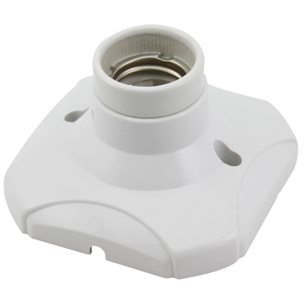 

E27 термостойкая квадратная основа для гостиной круглый домашний керамический винтовой держатель для потолочного светильника огнестойкая ...