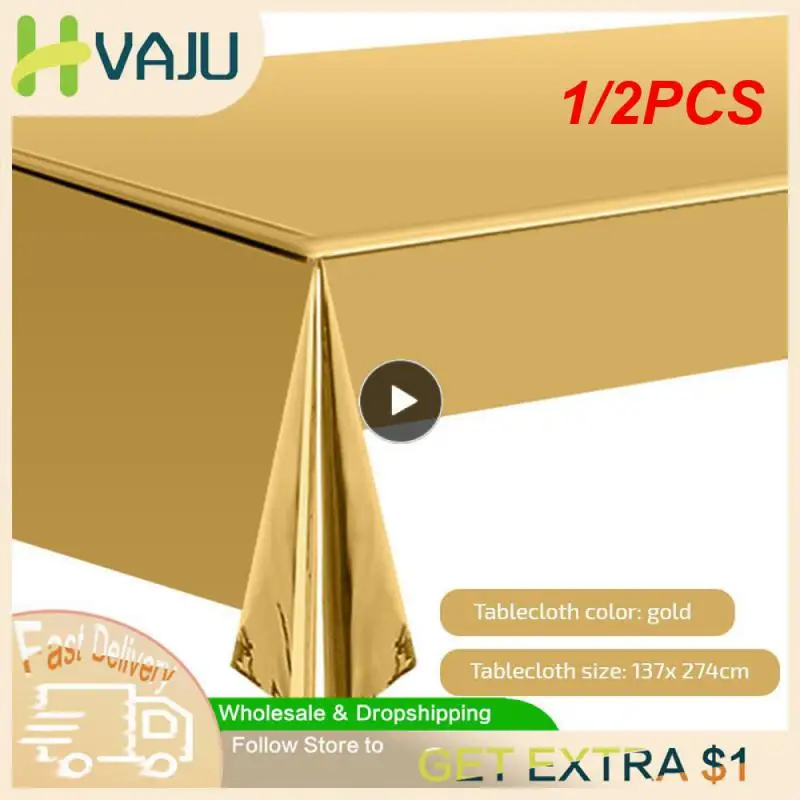 

1/2 шт., алюминиевая водонепроницаемая скатерть с эффектом вспышки