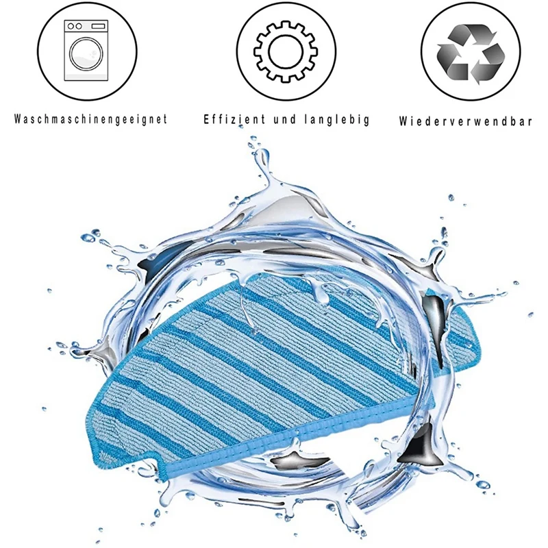 6 шт. тряпки для робота-пылесоса ECOVACS DEEBOT OZMO T8 / AIVI