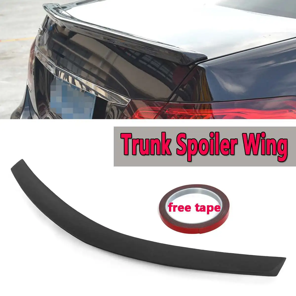 

High Quality Car Rear Trunk Boot Lip Spoiler Wing Extension Lid For Mercedes For Benz E Class W207 C207 For AMG Coupe 2DR 2010+