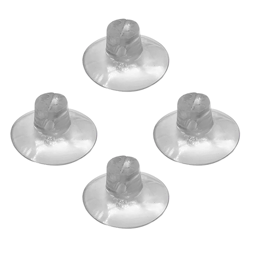 

4pcs 4cm Bathroom Shower Caddy Connectors Strong Suction Cup Hanger Waterproof Wall-mounted Hooks Thicken Hangers for Kitchen