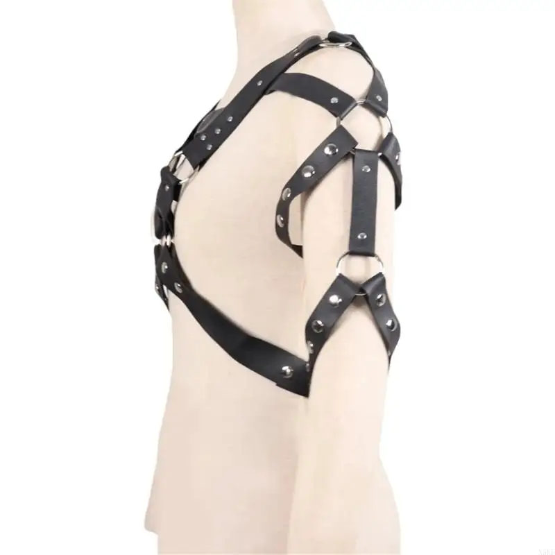 N5KF Двойной плечо -охранник средневековая кожаная косплей броня костюм броней