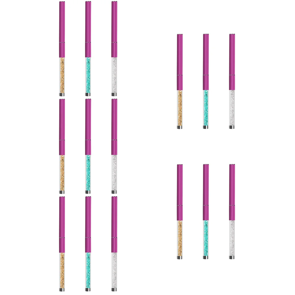 

15 Pcs Exfoliating Tool Nail File Para Uñas Cuticle Pusher Sticks Tools Buffer Manicure Nails Supplies