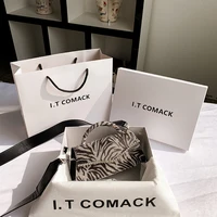 square rhinestone shoulder messenger bag women handbag luxury dark leopard striped shiny diamond evening clutch bag bling purse