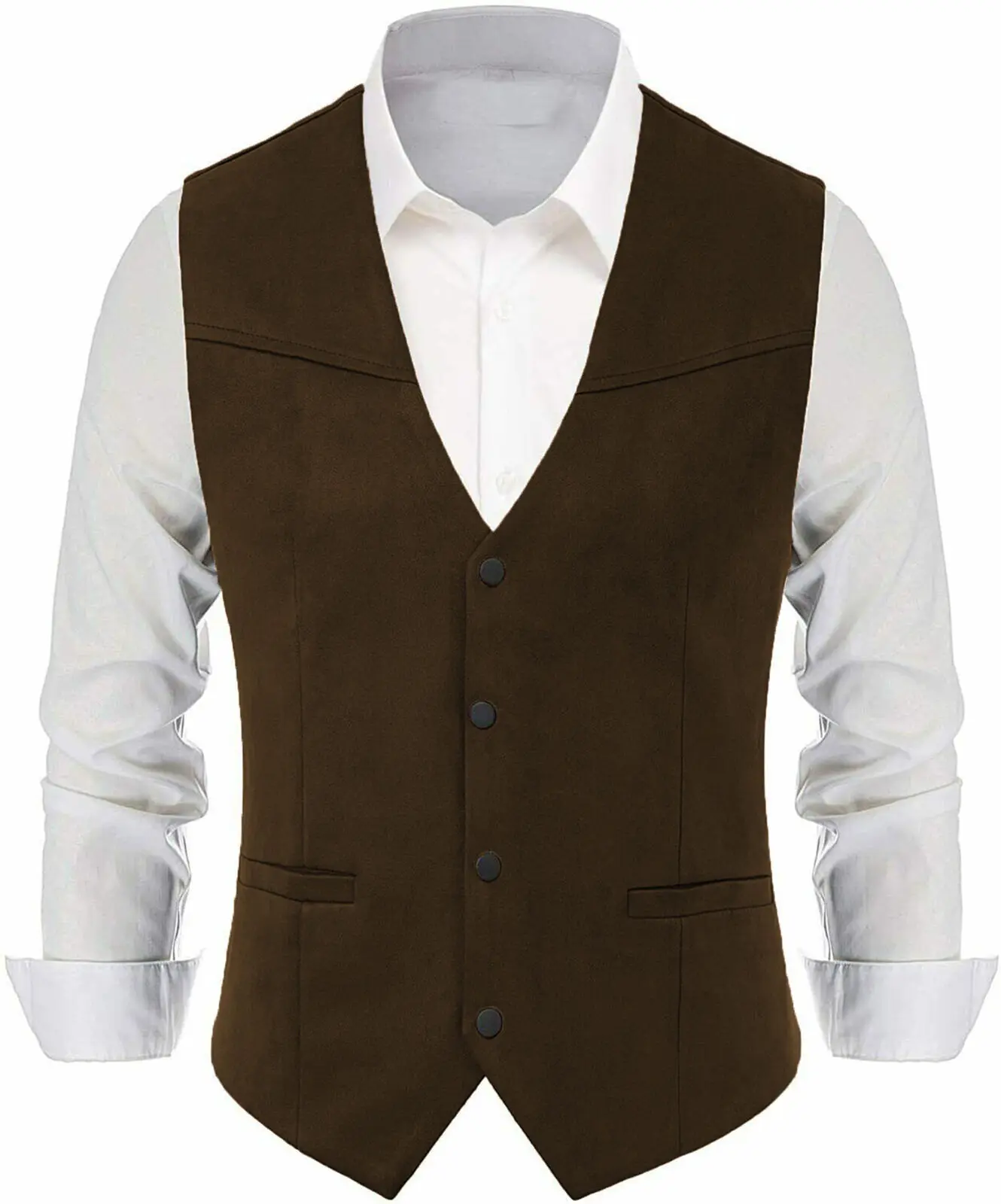 Повседневный мужской замшевый жилет для охоты твидовый винтажный шерстяной под