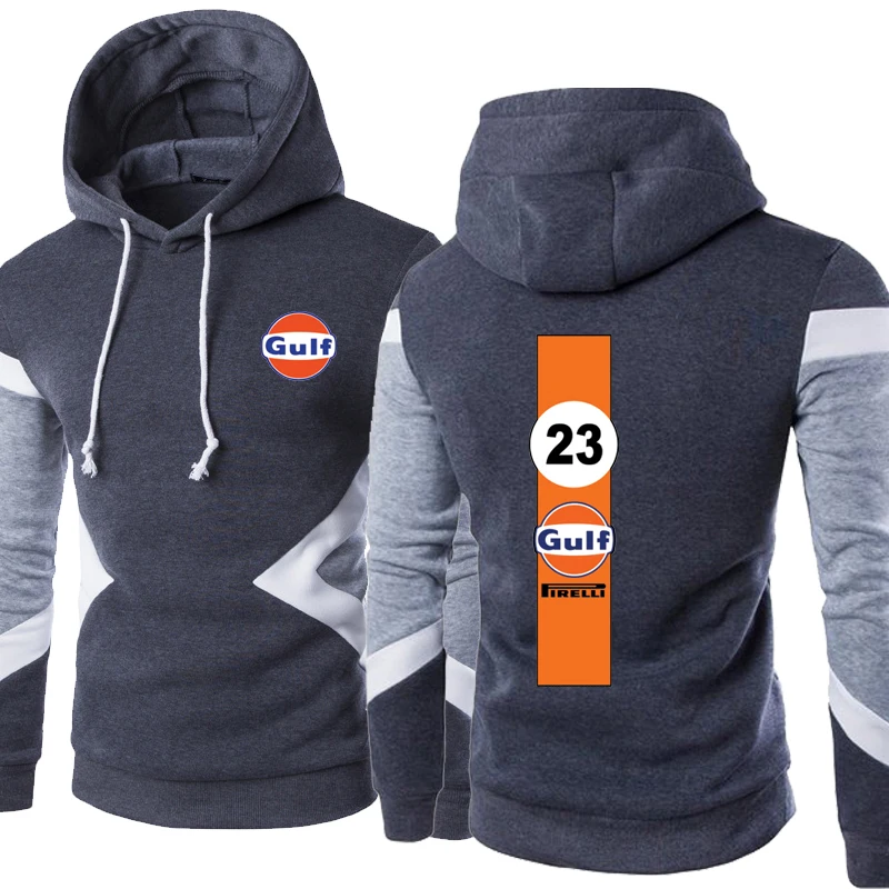 Толстовка мужская с капюшоном Модный свитшот логотипом перво хлопковый пуловер