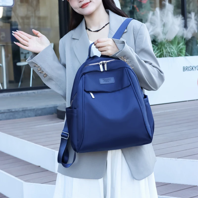 Легкий женский рюкзак ткань Оксфорд новый модный и холст 2024 нейлоновый