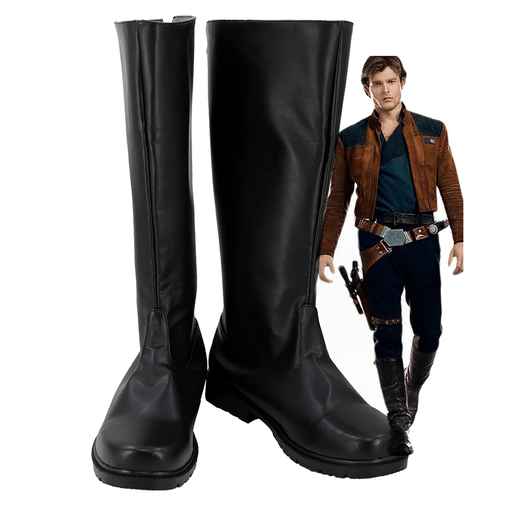 

Wars Cosplay Han Solo Boots High Quality Custom-Made Shoes