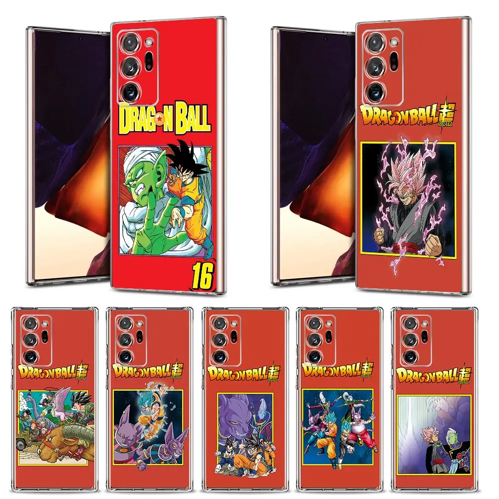 dragon ball z hot case for samsung galaxy note 20 ultra 10 plus 9 10 lite 8 m51 m31 m31s m30s m11 clear phone shell cover free global shipping