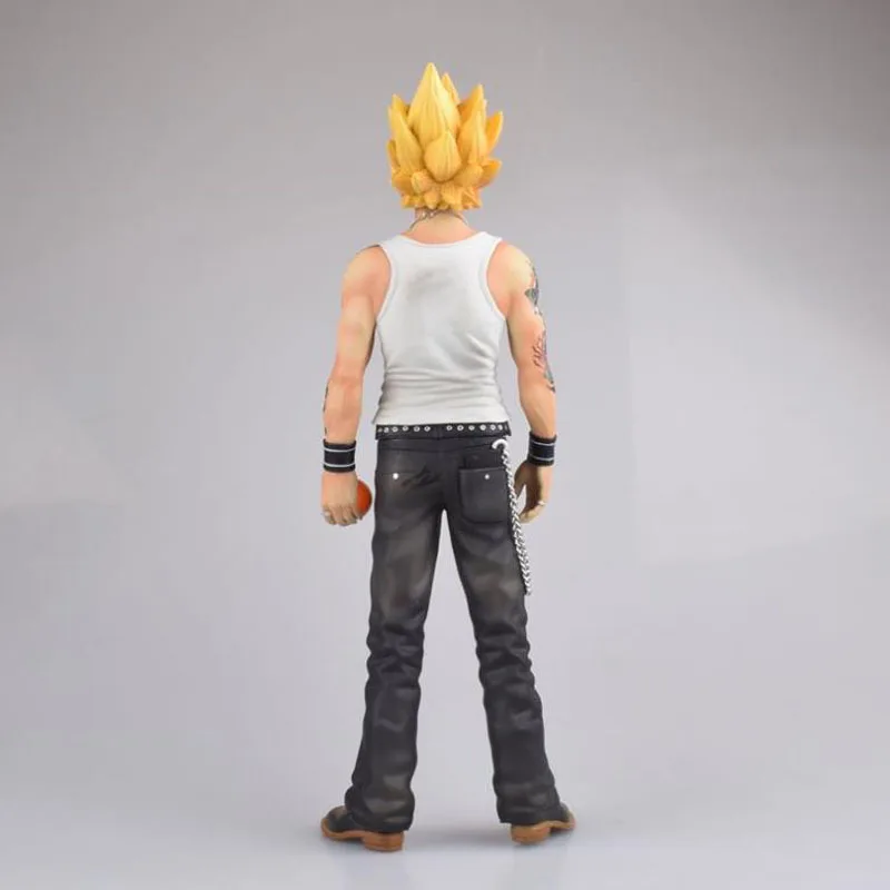 Bandai Драконий жемчуг Сон Гоку аниме модель Супер Saiyan экшн фигурка желтые волосы