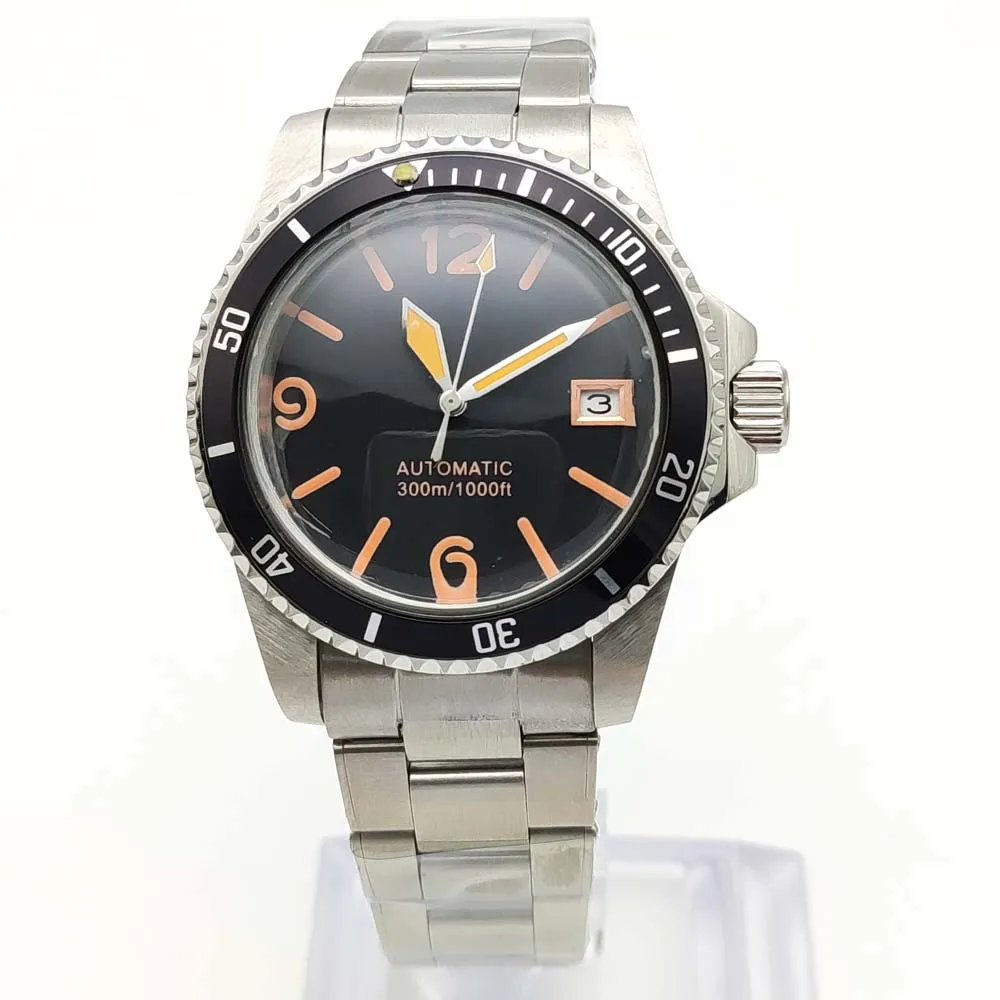 Роскошные мужские часы 40 мм из нержавеющей стали Женские винтажные