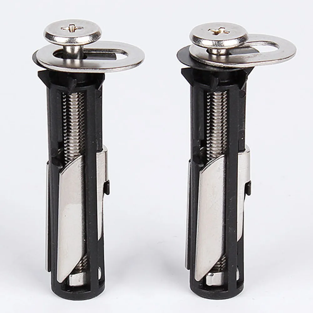 

2PCS Water Tank Bolt Set Toilet Lid Fixing Spare Parts Universal Stainless Steel Toilet Seat Hinges Replacement Parts