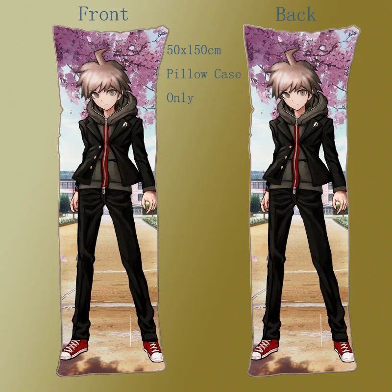 

Anime Dakimakura Body Pillow Case Danganronpa Naegi Mokoto Cover Home Decoration Accessories 150x50cm