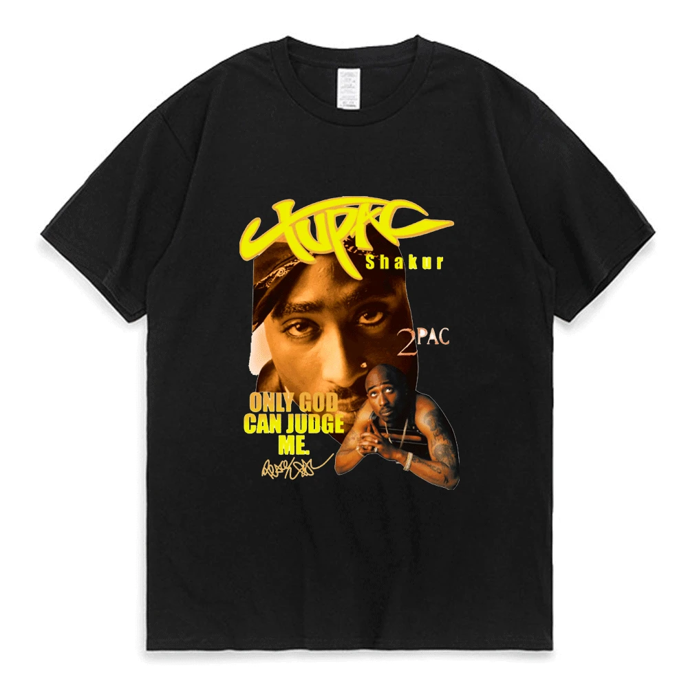 

Tupac Only God Can Judge Me 90s Vintage Tee Shirt 2Pac T Shirt for Women Men 100% Cotton T-Shirt Hip Hop T-shirts Short Sleeves