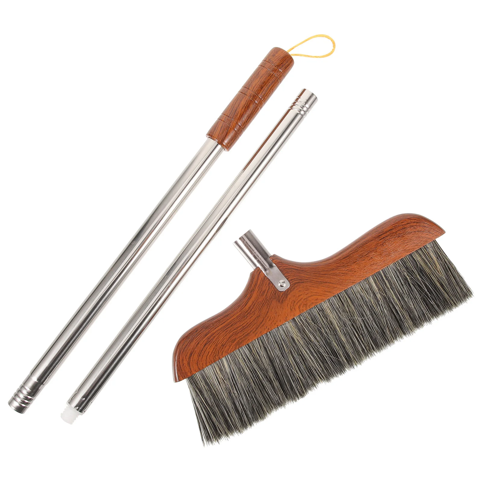 

Broom Indoor Garbage Wiper Soft Fur Cleaning Brush Wood Office Cleaner Household Supplies