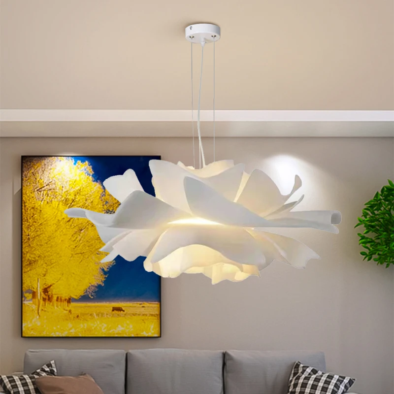 

Дизайнерская Подвесная лампа для гостевого ресторана, креативный скандинавский светильник в виде лепестков для детской комнаты, кафе, мага...