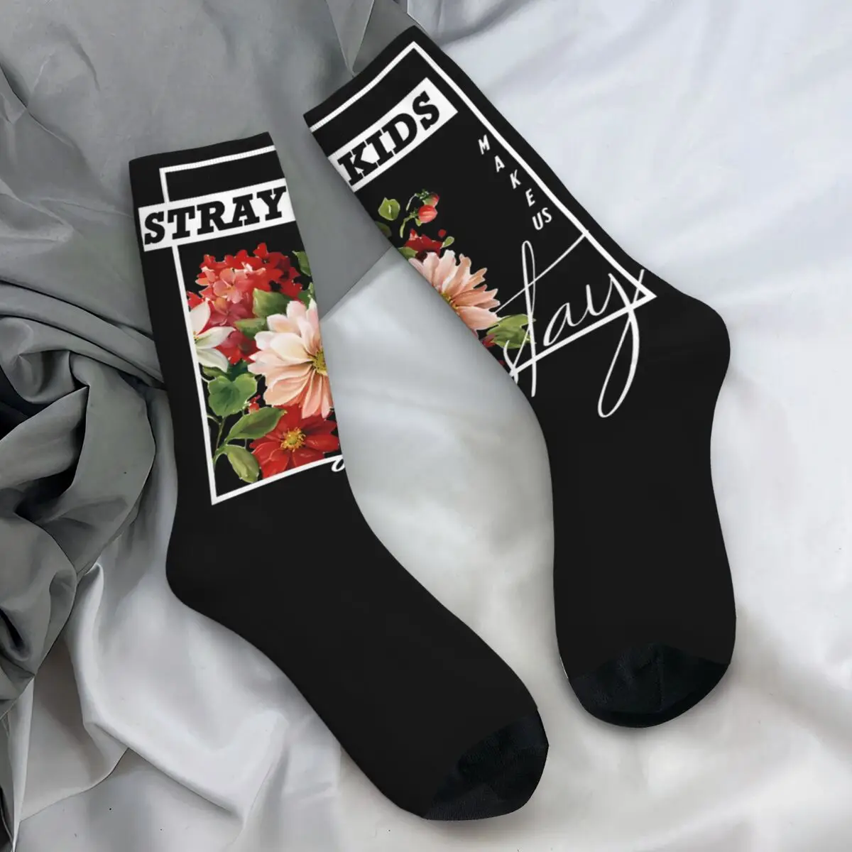 Chan pończochy graficzne skarpetki na co dzień zimowe antypoślizgowe unisex męskie wygodne zewnątrz