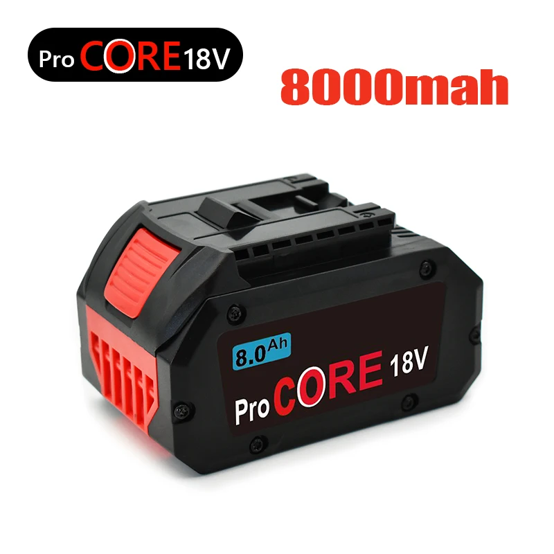 

2022 100% New 18V 8.0Ah Lithium-Ion Battery Pack GBA18V80 for Bosch 18 Volt MAX Cordless Power Tool Drills, Free Shipping