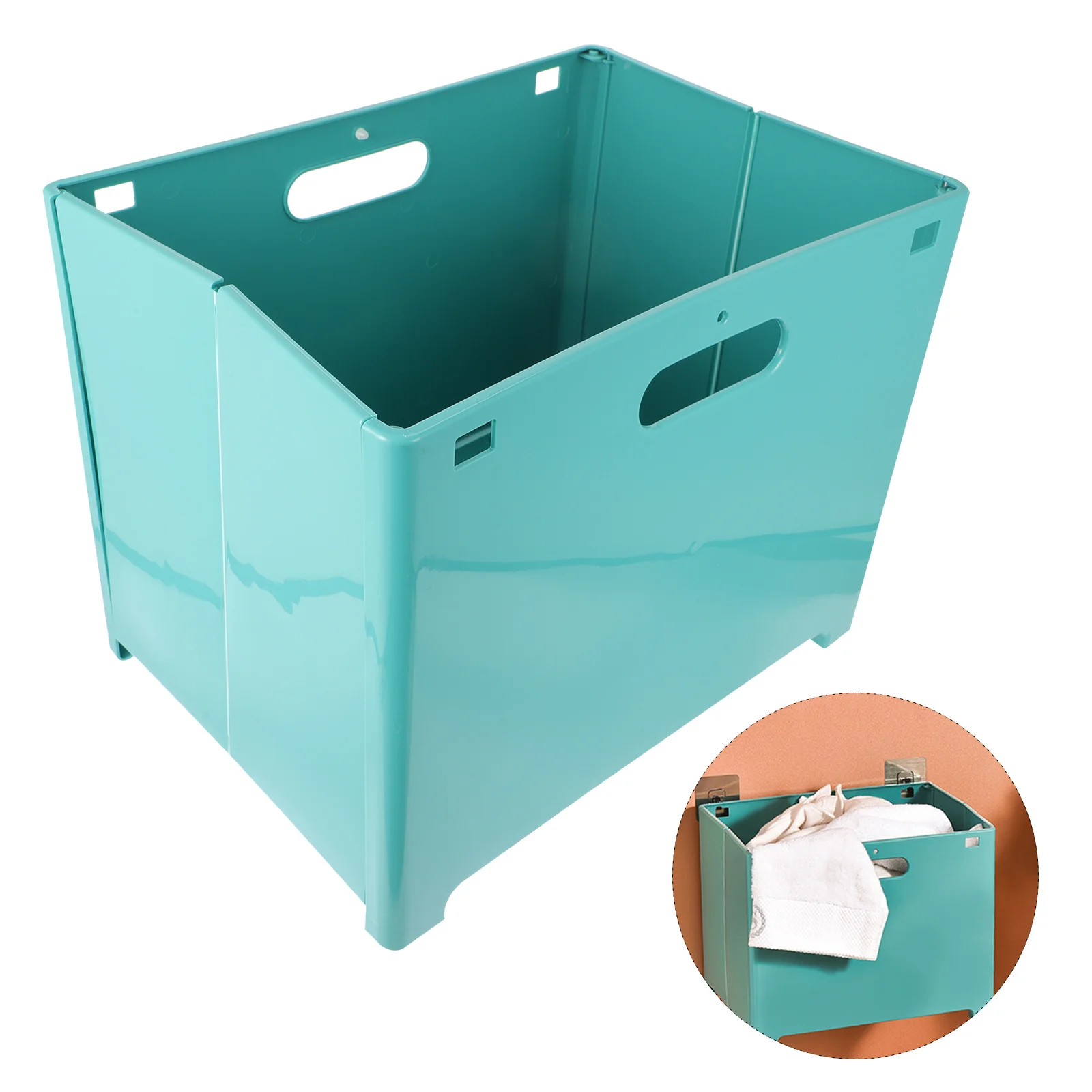 

1pc Laundry Basket Dirt Toilet Clothes Storage Holder Folding Clothes Organizer