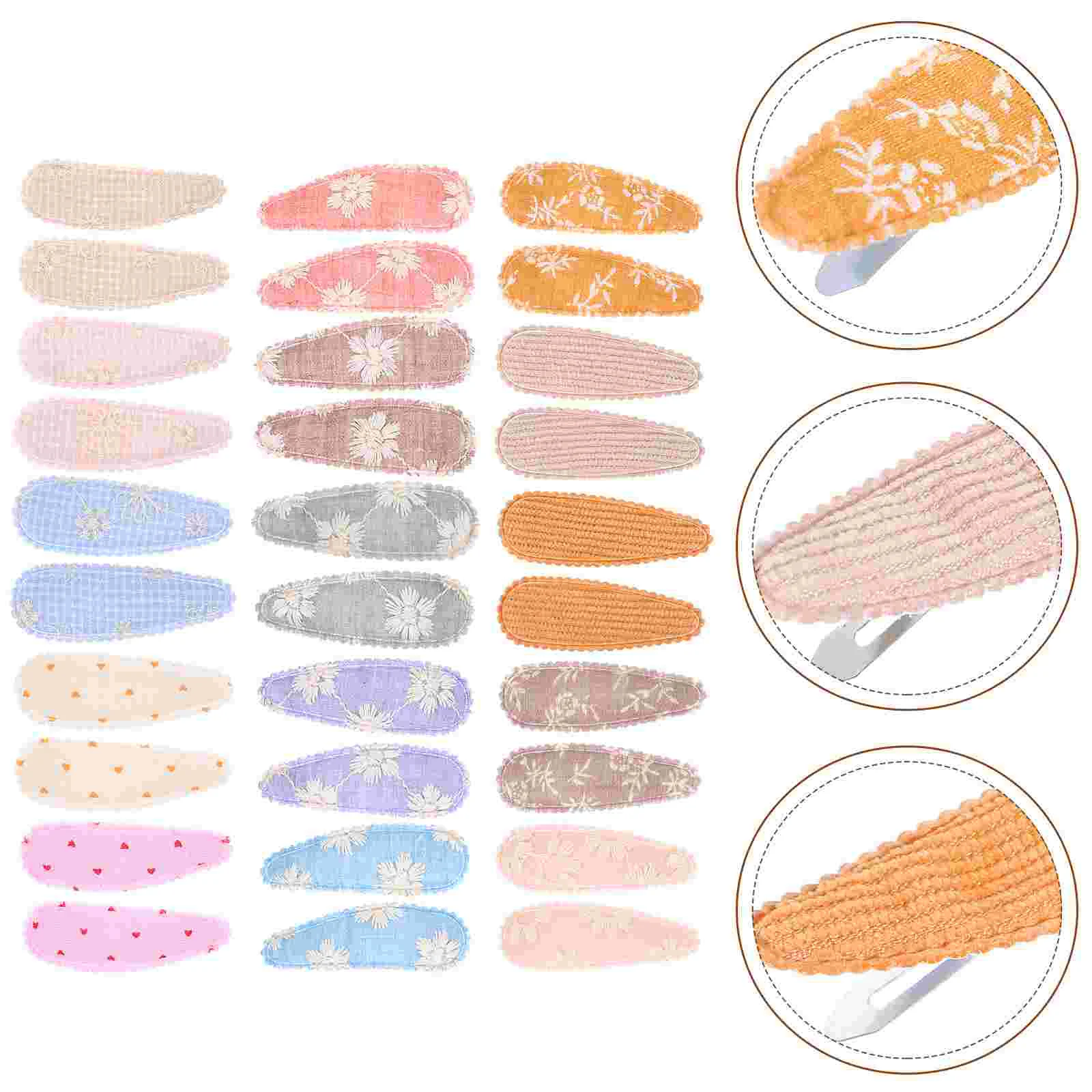 

30 pcs Cute Hair Clips Small Hair Clips Decorative Hair Clips Little Girl Hair Clips for Baby