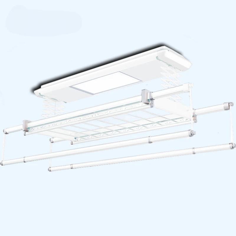 

Smart Home Ceiling Mount Drying Rack Folding Electrical Towel Holder Dryer Rack Clothes Drying