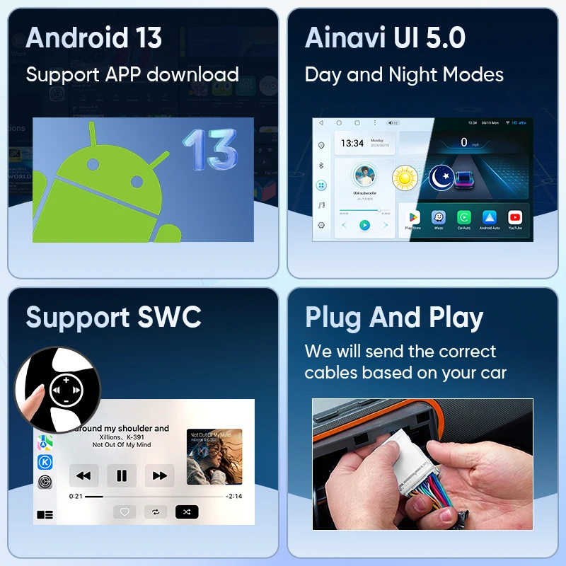 Мультимедийный плеер Ainavi для Volkswagen VW Passat B6 B7 CC 2007-2015, беспроводное радио Carplay, Android, авто, радиоприемник 2 Din (art.: 3920ca7fb260d) - 3920ca7fb260d