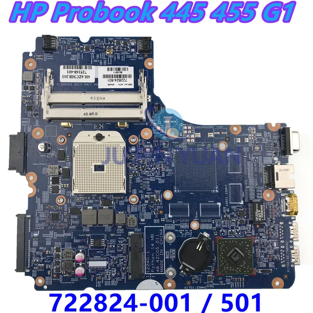 722824-001 722818-001 Mainboard for HP Probook 440 445 450 455 G1 Laptop Motherboard 12240-1 HD 8750M GPU 100% Fully Tested 2