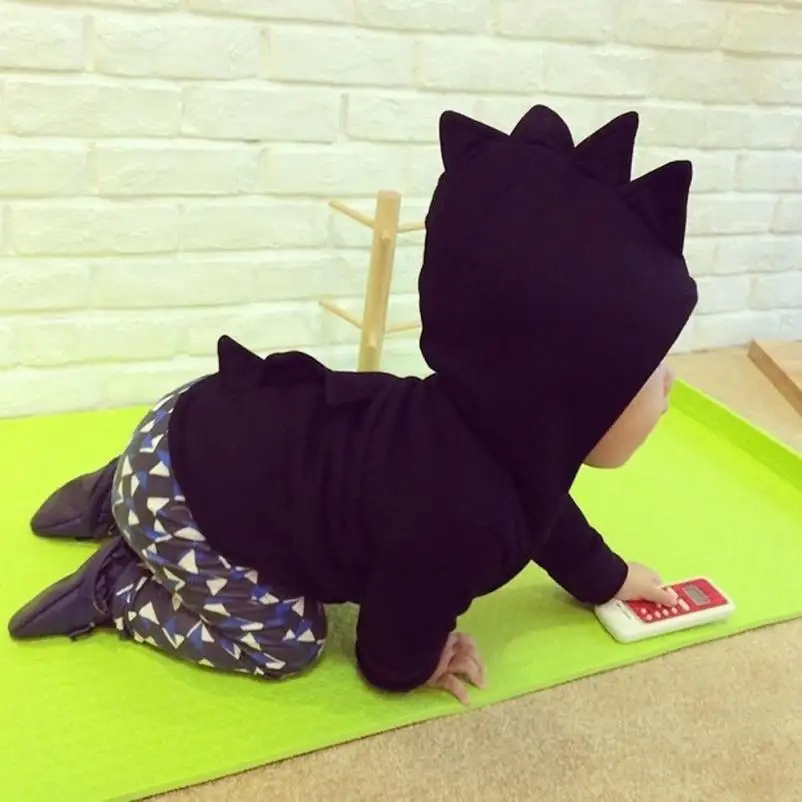 2-7 Years Spring Autumn Baby Kids Dinosaur Coat Boys Girls Toddlers Hoodies Children Fashion Clothing Cotton Set | Детская одежда и