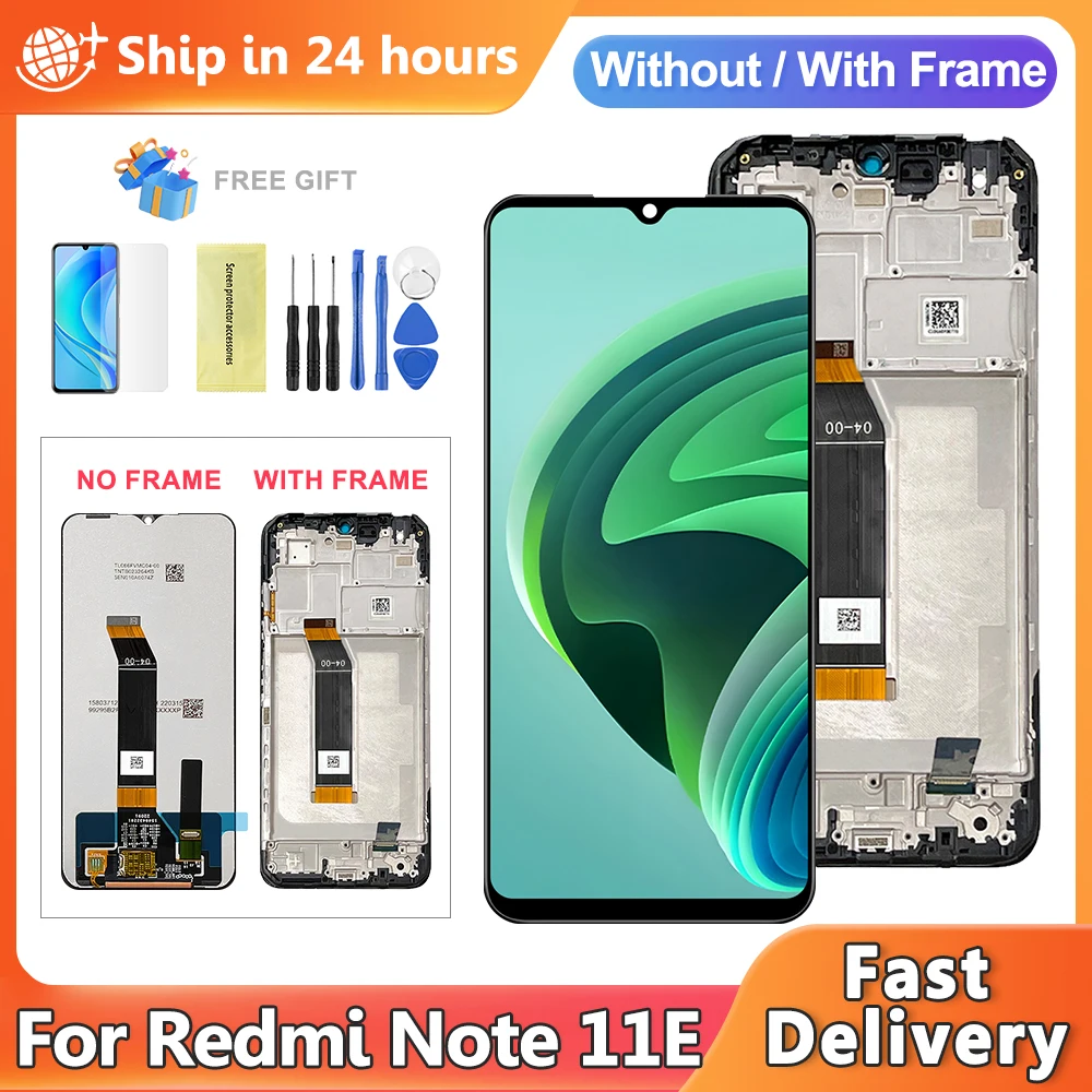 ЖК-дисплей для Xiaomi redmi note 11E 22041219 C с сенсорным экраном цифровая нота замена экрана