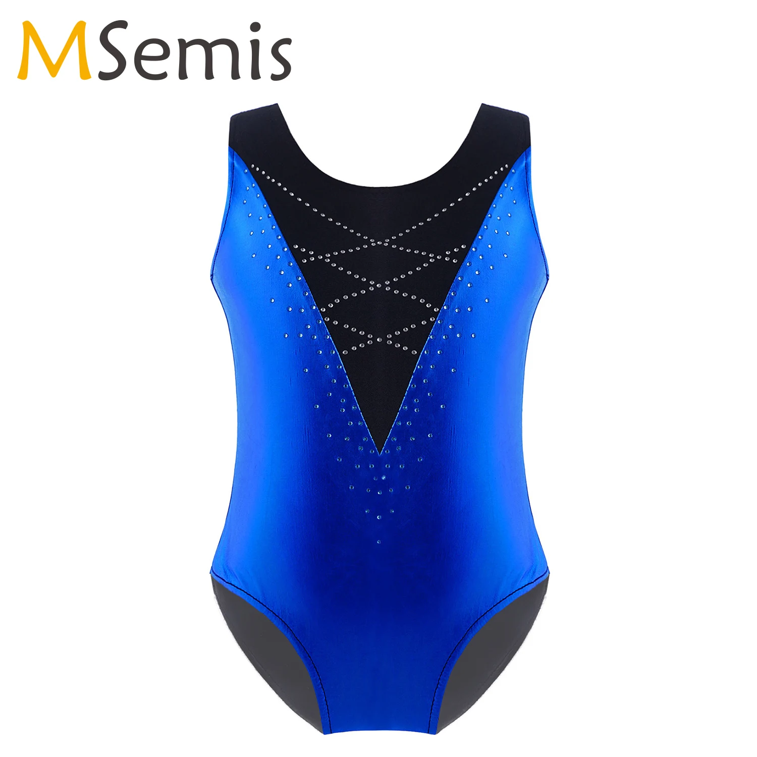 

Girls Ballet Dance Costume Kid Sleeveless Rhinestone Turnpakje Leotard Girls Gymnastics Dancewear Leotard Ballerina Bodysuit