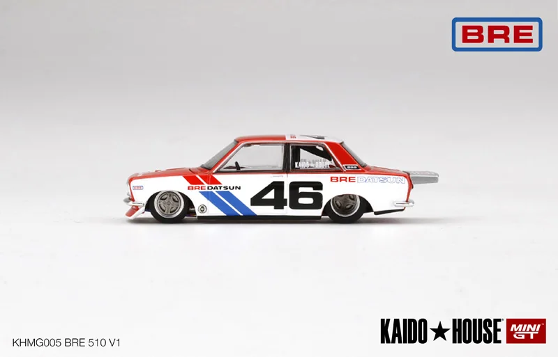 KAIDO HOUSE Открытая крышка 1:64 DATSUN 46 510 Имитация статического сплава модель автомобиля