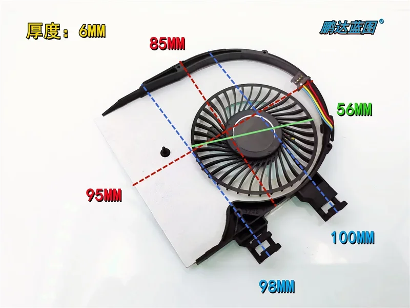 BSB0705HCA01 Ультратонкий ноутбук Lenovo Turbo 95*85*6 мм вентилятор охлаждения с ШИМ 5 В