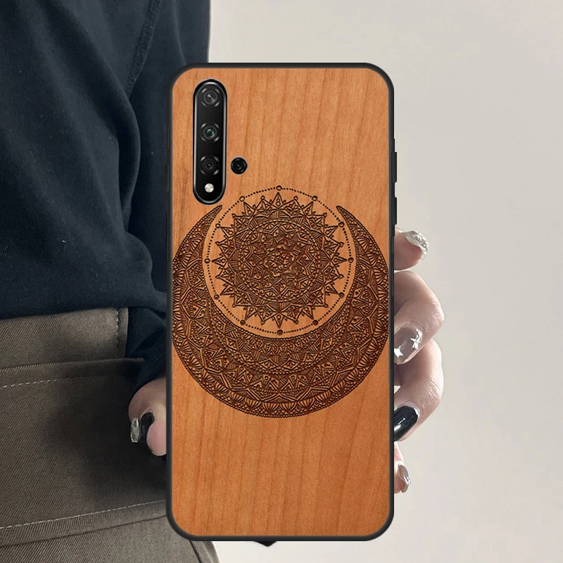 Фото Чехол Tree Rose Skull Cactus Wood для Huawei Nova 12s 12i 11i 7i 8i 9 10 SE Y91 Y90 Y60 Y70 Y72 Y61 P60 Pro P30 P40 Lite Case №3
