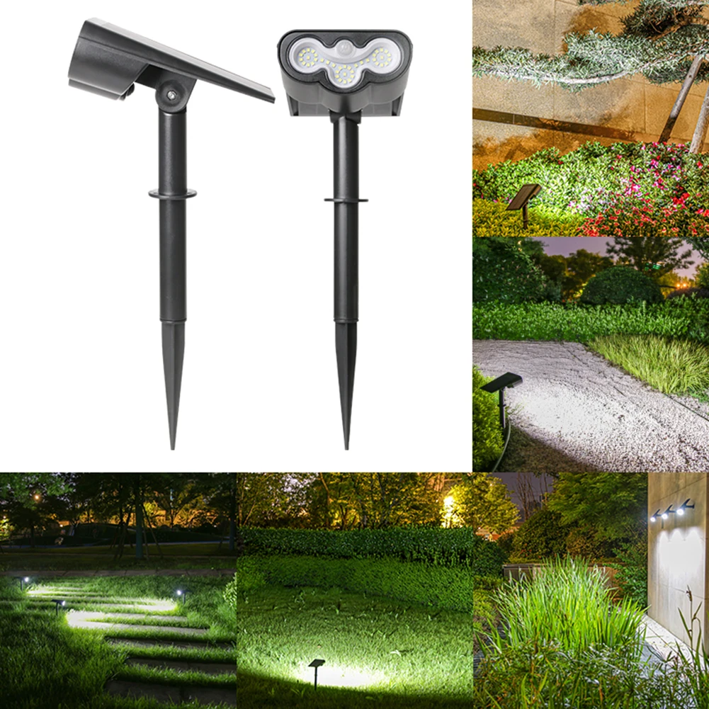 

39 LEDs Landscape Spotlight IP65 Waterproof Solar Yard Lamp 1500MAh Solar Pathway Light Wireless Garden Spotlight for Yard Patio