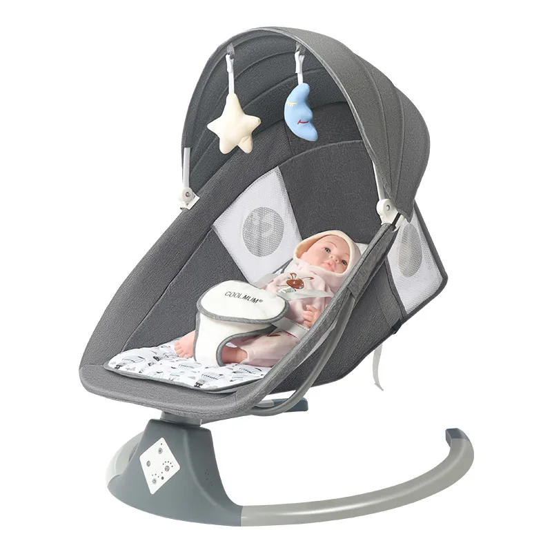 

Baby Rocking Chair Comfort Chair Newborn Can Sit and Lie Down Electric Cradle Bed Baby Baby Rocking Chair Coaxing Baby Artifact