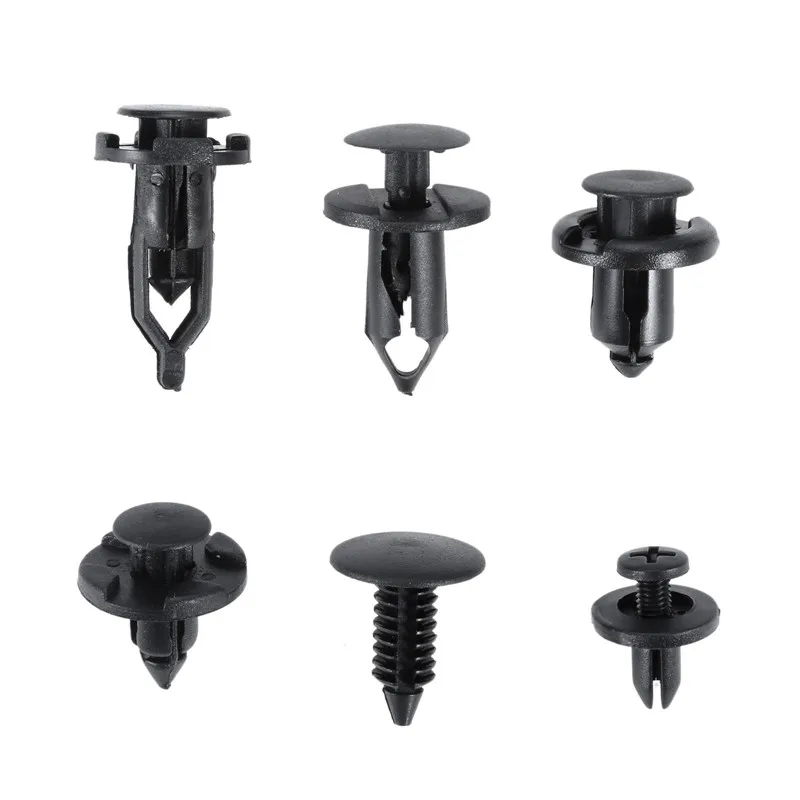 

180 шт. Универсальный зажимы автомобильного крыла пуш-ап бампер Крепеж заклепки зажимы с автоматическим фиксатор для кузова зажимы, бамперы, ...