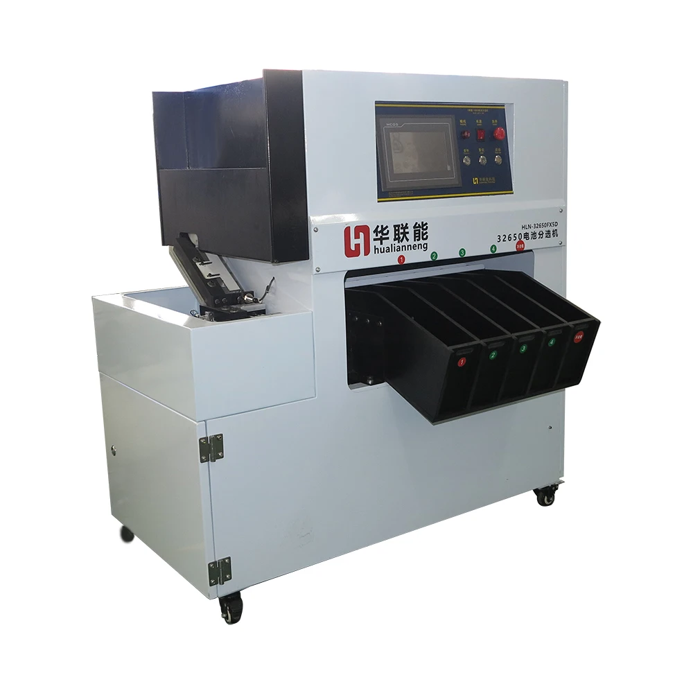 

5 Channels Automatic Cylindrical Battery Sorting Machine For 32650