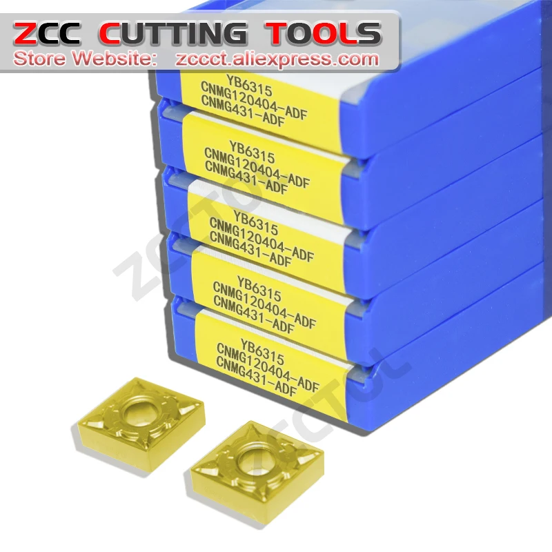 

ZCC поворачивая вставка CNMG120404-ADF CNMG120408-ADF CNMG120412-ADF CNMG120404-ZM CNMG120408-ZM YB6315 YB9320 для резки металла