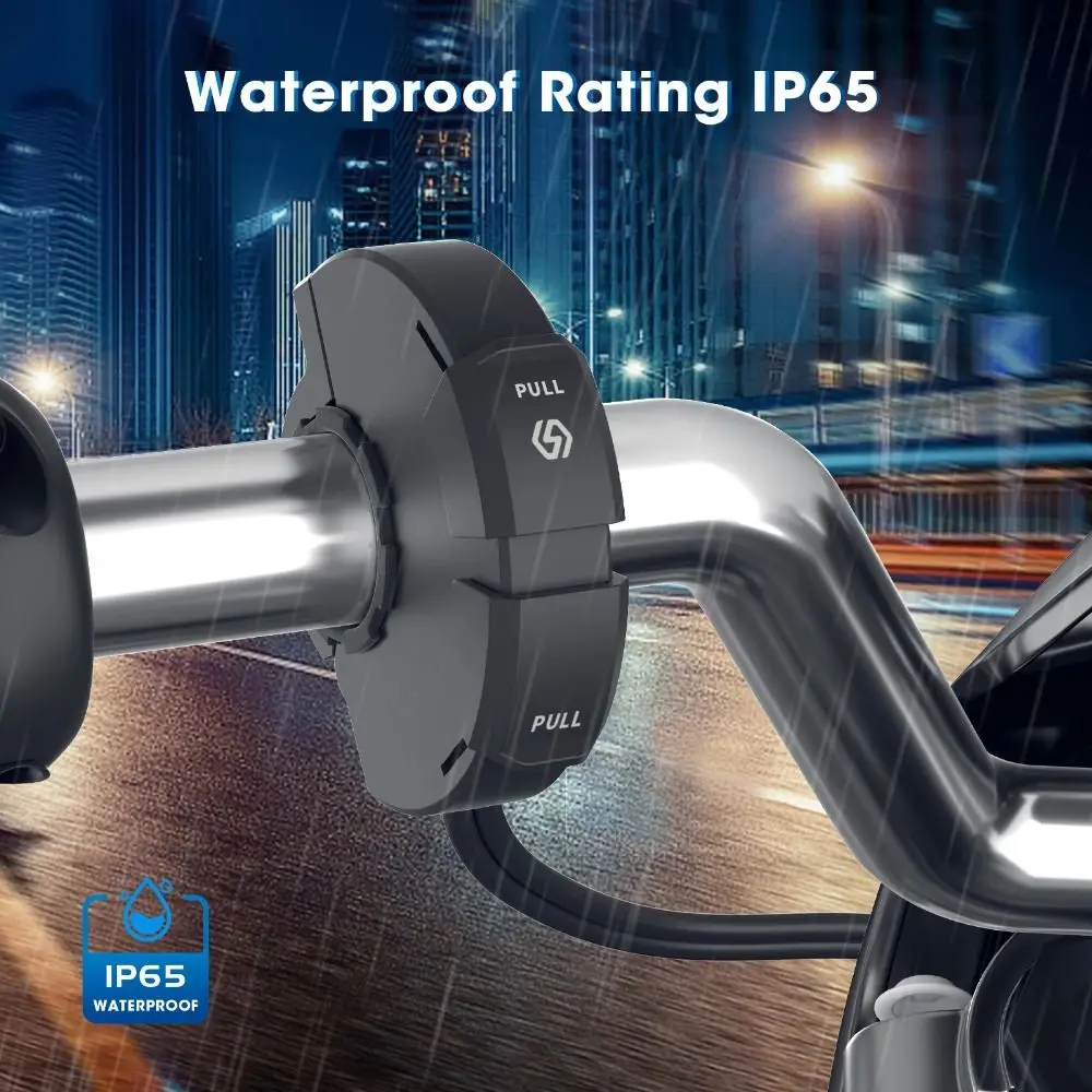 Быстрое зарядное устройство USB для мотоцикла 12 В быстрая зарядка порт мобильного